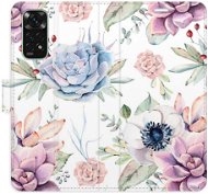 iSaprio flip pouzdro Succulents Pattern pro Xiaomi Redmi Note 11 / Note 11S - Phone Cover