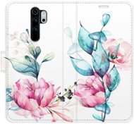 iSaprio flip pouzdro Beautiful Flower pro Xiaomi Redmi Note 8 Pro - Phone Cover