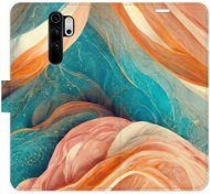 iSaprio flip pouzdro Blue and Orange pro Xiaomi Redmi Note 8 Pro - Phone Cover