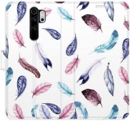 iSaprio flip pouzdro Colorful Feathers pro Xiaomi Redmi Note 8 Pro - Phone Cover