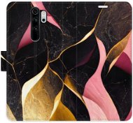iSaprio flip pouzdro Gold Pink Marble 02 pro Xiaomi Redmi Note 8 Pro - Phone Cover