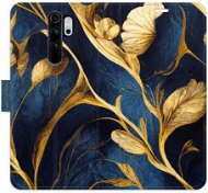 iSaprio flip pouzdro GoldBlue pro Xiaomi Redmi Note 8 Pro - Phone Cover