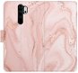 iSaprio flip pouzdro RoseGold Marble pro Xiaomi Redmi Note 8 Pro - Phone Cover