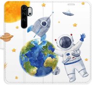 iSaprio flip pouzdro Space 06 pro Xiaomi Redmi Note 8 Pro - Phone Cover