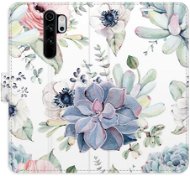 iSaprio flip pouzdro Succulents pro Xiaomi Redmi Note 8 Pro - Phone Cover