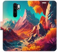 iSaprio flip pouzdro Colorful Mountains pro Xiaomi Redmi Note 8 Pro - Phone Cover