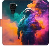 iSaprio flip puzdro Astronaut in Colours 02 na Xiaomi Redmi Note 9 - Kryt na mobil