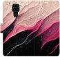 Phone Cover iSaprio flip pouzdro BlackPink Marble pro Xiaomi Redmi Note 9 - Kryt na mobil