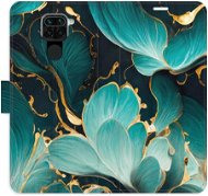 iSaprio flip pouzdro Blue Flowers 02 pro Xiaomi Redmi Note 9 - Phone Cover