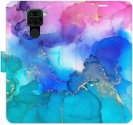 iSaprio flip pouzdro BluePink Paint pro Xiaomi Redmi Note 9 - Phone Cover