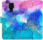 Phone Cover iSaprio flip pouzdro BluePink Paint pro Xiaomi Redmi Note 9 - Kryt na mobil