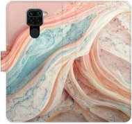 iSaprio flip pouzdro Colour Marble pro Xiaomi Redmi Note 9 - Phone Cover