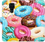 iSaprio flip pouzdro Donuts Pattern 02 pro Xiaomi Redmi Note 9 - Phone Cover