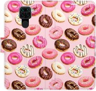 iSaprio flip pouzdro Donuts Pattern 03 pro Xiaomi Redmi Note 9 - Phone Cover