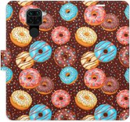 iSaprio flip pouzdro Donuts Pattern pro Xiaomi Redmi Note 9 - Phone Cover