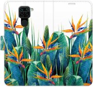 iSaprio flip pouzdro Exotic Flowers 02 pro Xiaomi Redmi Note 9 - Phone Cover