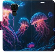 iSaprio flip pouzdro Jellyfish pro Xiaomi Redmi Note 9 - Phone Cover