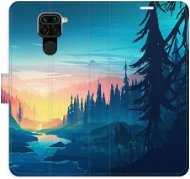 iSaprio flip pouzdro Magical Landscape pro Xiaomi Redmi Note 9 - Phone Cover