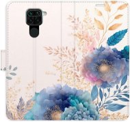 iSaprio flip pouzdro Ornamental Flowers 03 pro Xiaomi Redmi Note 9 - Phone Cover