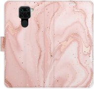 iSaprio flip pouzdro RoseGold Marble pro Xiaomi Redmi Note 9 - Phone Cover