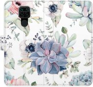 iSaprio flip pouzdro Succulents pro Xiaomi Redmi Note 9 - Phone Cover