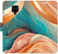 iSaprio flip pouzdro Blue and Orange pro Xiaomi Redmi Note 9 Pro / Note 9S - Phone Cover