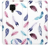 iSaprio flip pouzdro Colorful Feathers pro Xiaomi Redmi Note 9 Pro / Note 9S - Phone Cover