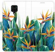 iSaprio flip pouzdro Exotic Flowers 02 pro Xiaomi Redmi Note 9 Pro / Note 9S - Phone Cover