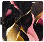 Kryt na mobil iSaprio flip puzdro Gold Pink Marble 02 pre Xiaomi Redmi Note 9 Pro/Note 9S - Kryt na mobil