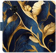 iSaprio flip pouzdro GoldBlue pro Xiaomi Redmi Note 9 Pro / Note 9S - Phone Cover