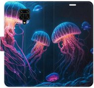 iSaprio flip puzdro Jellyfish pre Xiaomi Redmi Note 9 Pro/Note 9S - Kryt na mobil