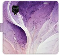 iSaprio flip puzdro Purple Paint na Xiaomi Redmi Note 9 Pro/Note 9S - Kryt na mobil