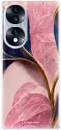 iSaprio Pink Blue Leaves pro Honor 70 - Phone Cover