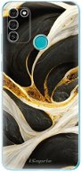 Phone Cover iSaprio Black and Gold pro Honor 9A - Kryt na mobil