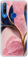 Kryt na mobil iSaprio Pink Blue Leaves na Honor 9X - Kryt na mobil