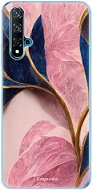 iSaprio Pink Blue Leaves pro Huawei Nova 5T - Phone Cover
