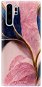 Phone Cover iSaprio Pink Blue Leaves pro Huawei P30 Pro - Kryt na mobil