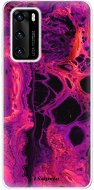 iSaprio Abstract Dark 01 pro Huawei P40 - Phone Cover