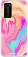 iSaprio Orange Liquid pro Huawei P40 - Phone Cover
