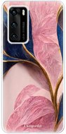 iSaprio Pink Blue Leaves pre Huawei P40 - Kryt na mobil