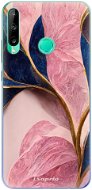iSaprio Pink Blue Leaves pro Huawei P40 Lite E - Phone Cover