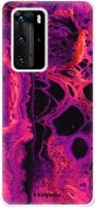 iSaprio Abstract Dark 01 pro Huawei P40 Pro - Phone Cover