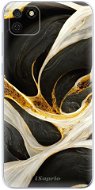 Phone Cover iSaprio Black and Gold pro Huawei Y5p - Kryt na mobil