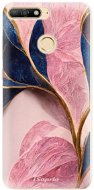 iSaprio Pink Blue Leaves pro Huawei Y6 Prime 2018 - Phone Cover
