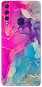 Phone Cover iSaprio Purple Ink pro Huawei Y6p - Kryt na mobil