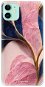 iSaprio Pink Blue Leaves pro iPhone 11 - Phone Cover