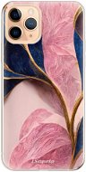 iSaprio Pink Blue Leaves pro iPhone 11 Pro - Phone Cover