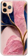 iSaprio Pink Blue Leaves pro iPhone 11 Pro Max - Phone Cover