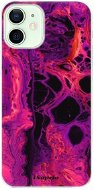iSaprio Abstract Dark 01 pro iPhone 12 - Phone Cover