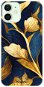 iSaprio Gold Leaves pro iPhone 12 - Phone Cover